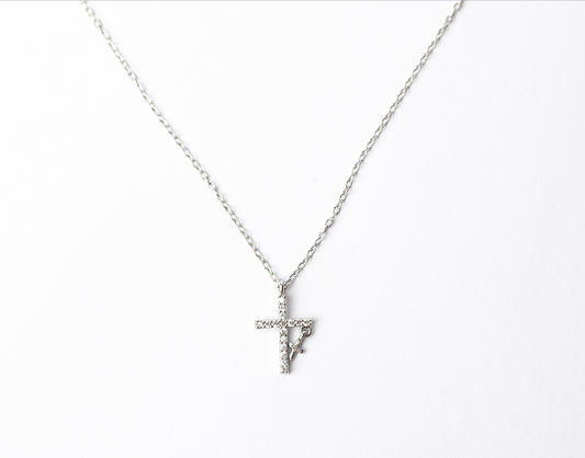 Double Cross Necklace